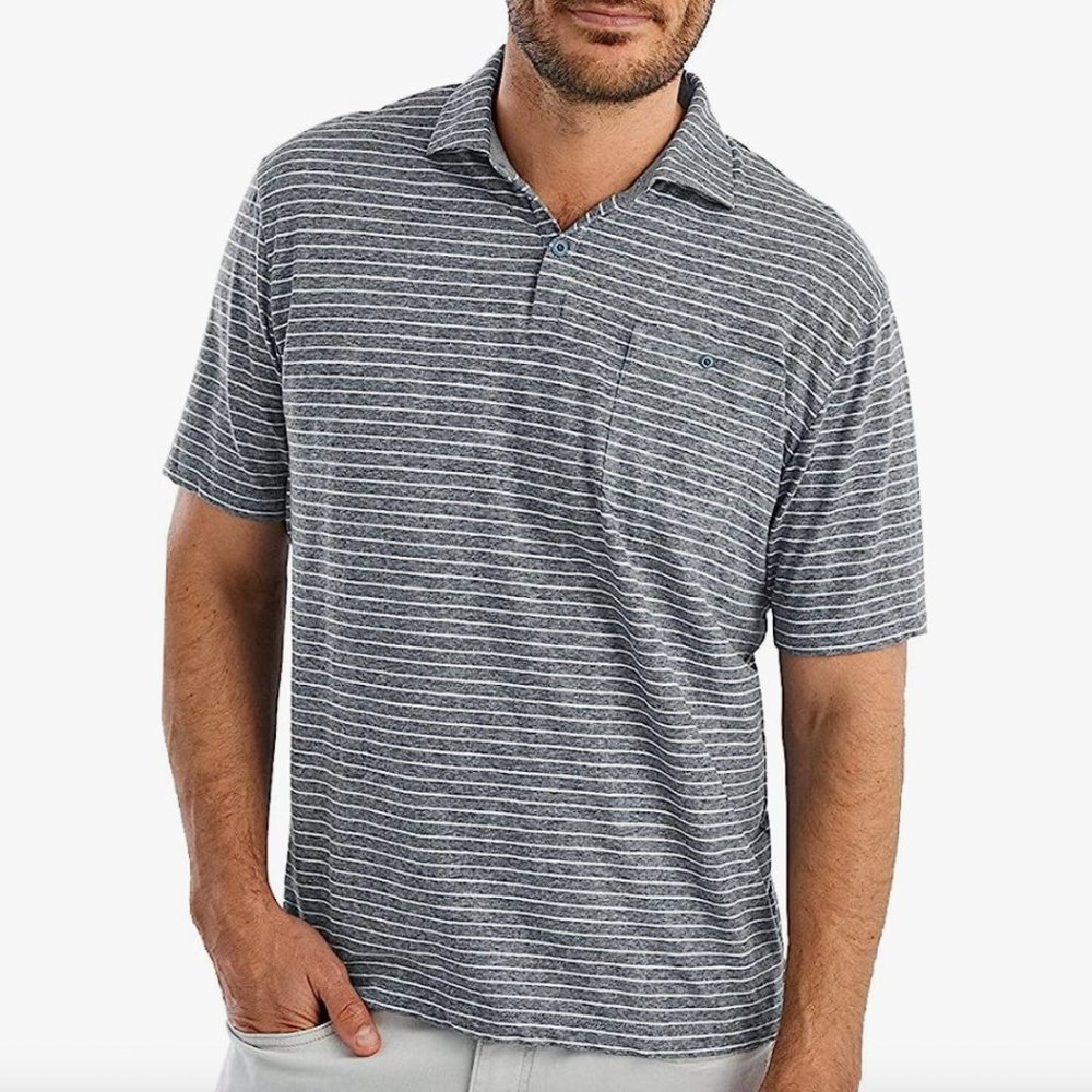 johnnie-O Brewster Striped Polo